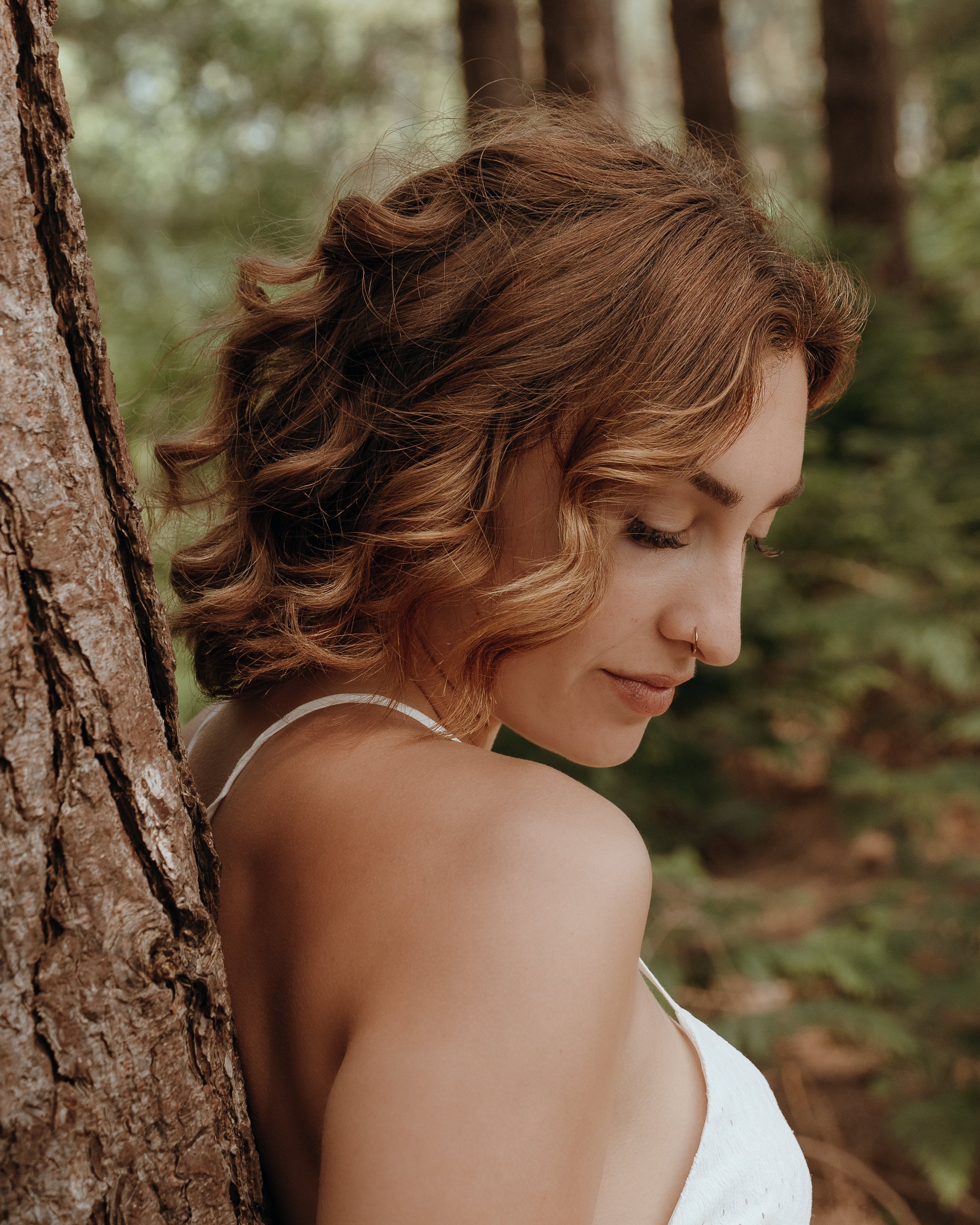 Portrait session outdoors